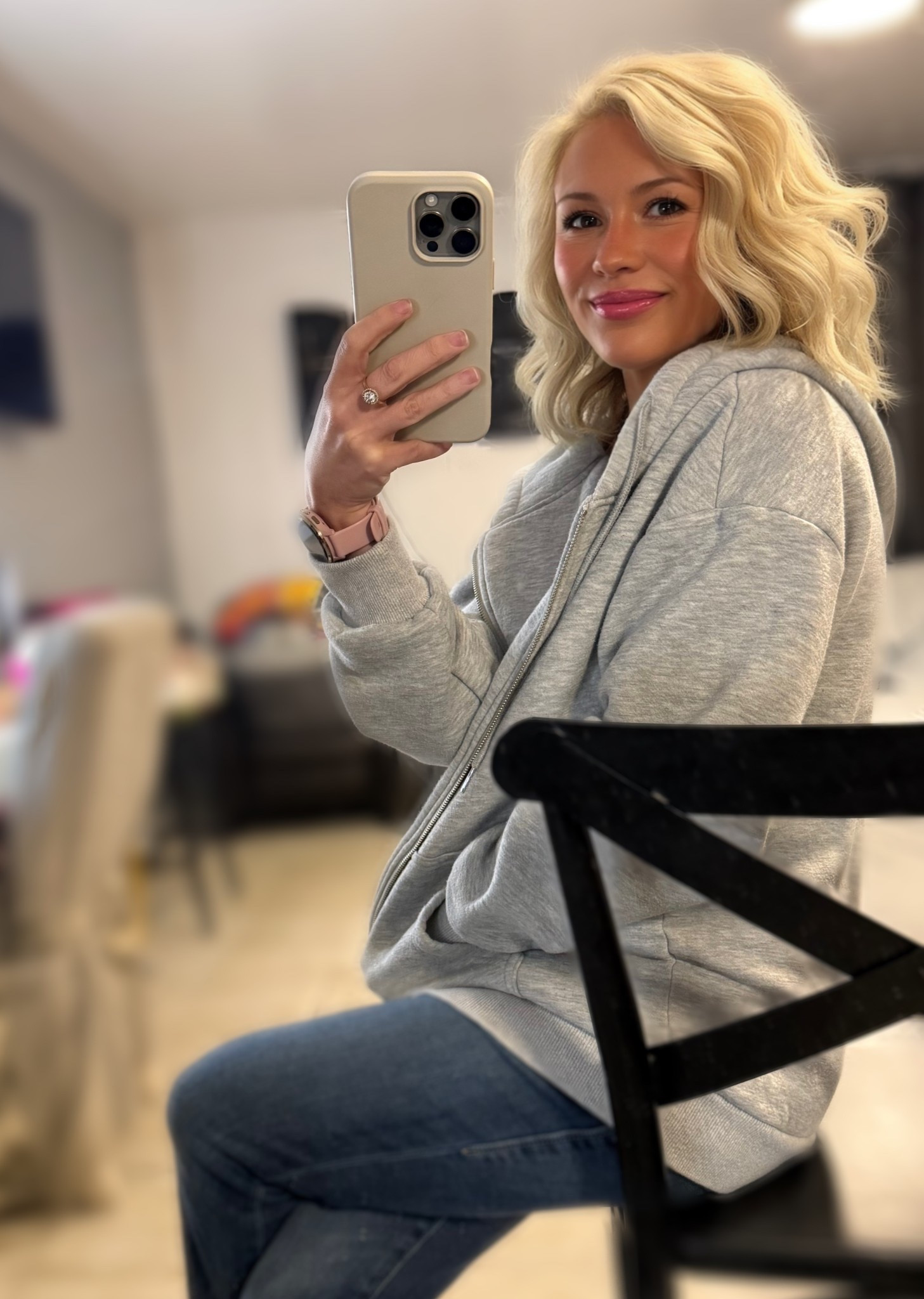 All I gotta say is that this zip up hoodie will DEFINITELY keep you warm!  It’s so thick and cozy!  It’s an oversized fit!  The price was so good, I couldn’t pass it! #amazonfashion 

#LTKSaleAlert #LTKPetite #LTKootd