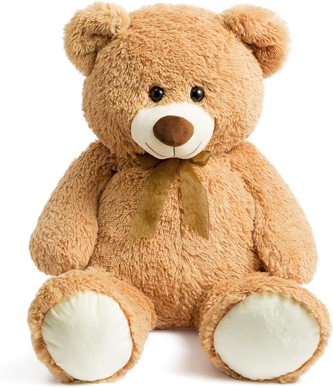 HollyHOME Teddy Bear Plush Giant Teddy Bears Stuffed Animals Teddy Bear Love 36 inch Tan | Amazon (US)