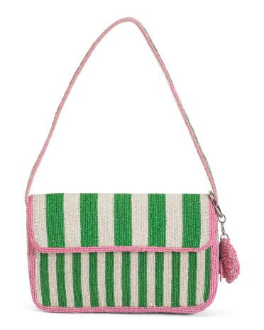 Beaded Yin Yang Chic Flap Shoulder Bag | TJ Maxx