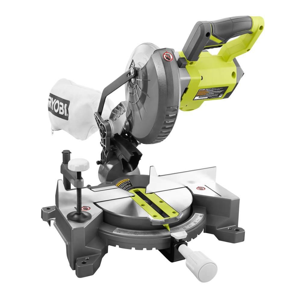 RYOBI 18-Volt ONE+ Cordless 7-1/4 in. Compound Miter Saw (Tool Only)-P553 - The Home Depot | The Home Depot