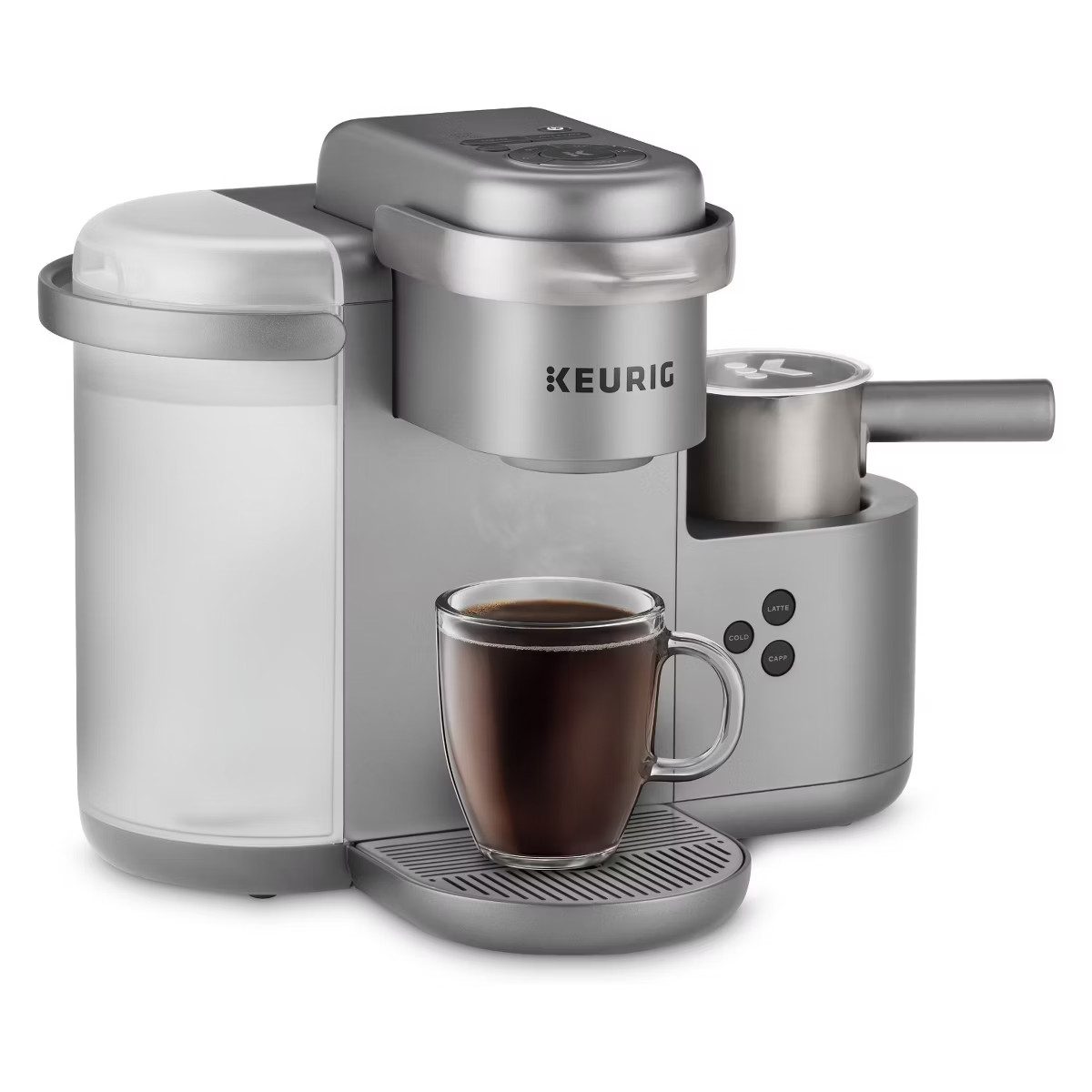 Keurig K-Cafe Special Edition Single-Serve K-Cup Pod Coffee, Latte and Cappuccino Maker - Nickel | Target