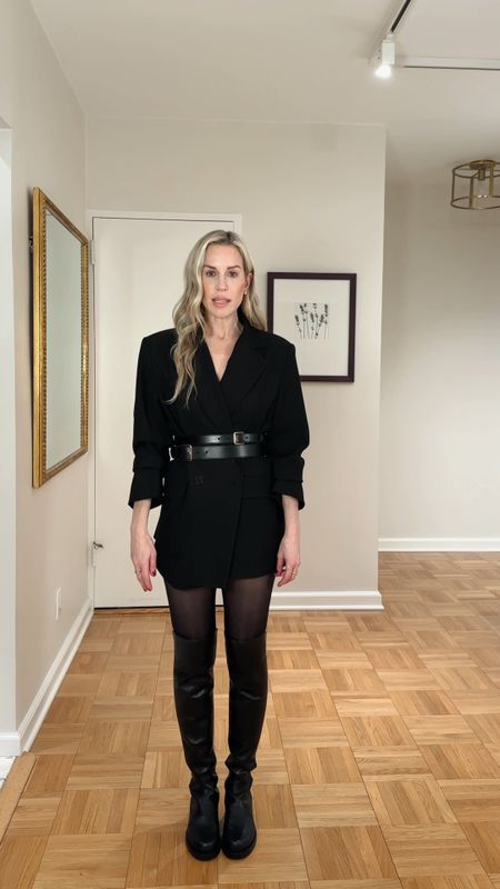 Check out my latest reel for styling tips and outfit suggestions for knee high boots! This outfit would be great for a holiday party. 

FYI These boots run slightly large so consider ordering 1/2 size down. They’re also 25% off now for Black Friday and I’ve linked to some other boots I also love which are on sale right now as well! 

#LTKstyletip #LTKshoecrush #LTKCyberWeek