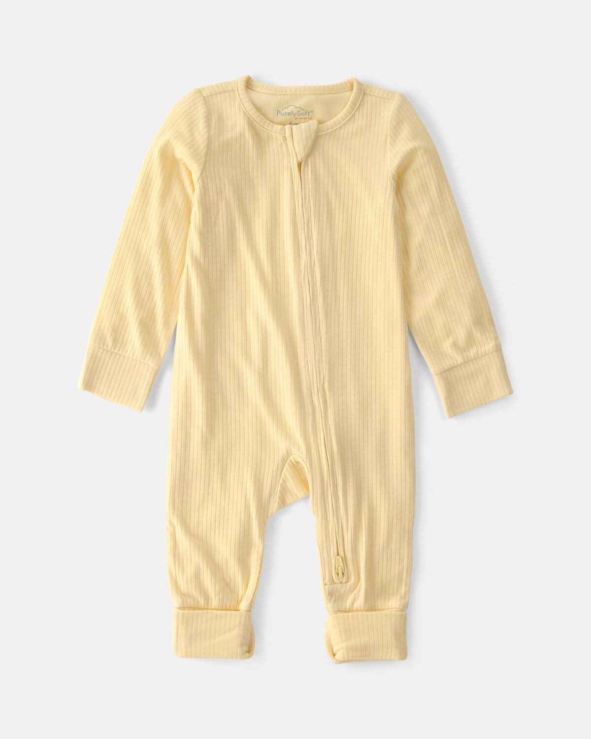 Baby 2-Way Zip PurelySoft Sleep & Play Pajama - Yellow | Carter's Inc
