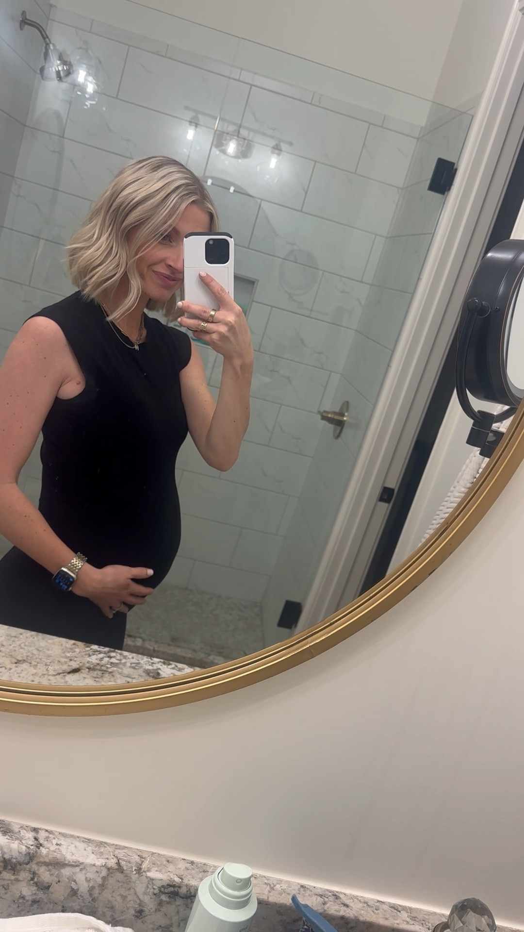 Comfiest black jumpsuit you can dress up or dress down - bonus points for being bump friendly 

#LTKBump #LTKStyleTip #LTKU