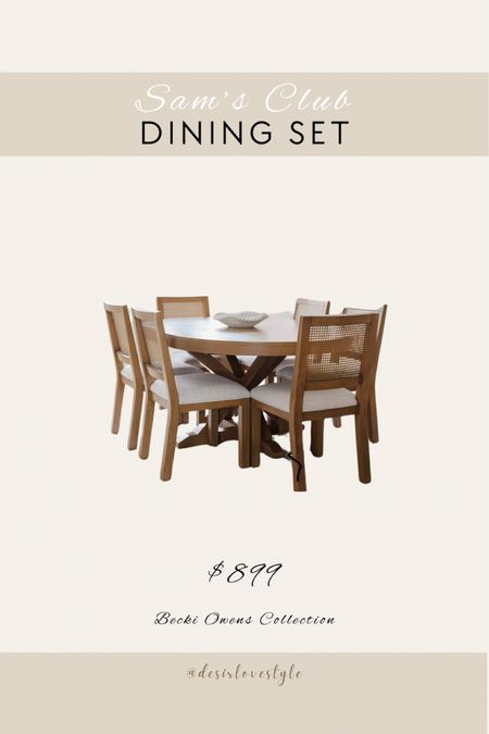 7 piece dining set by Becki Owens 

#LTKhome #LTKfamily