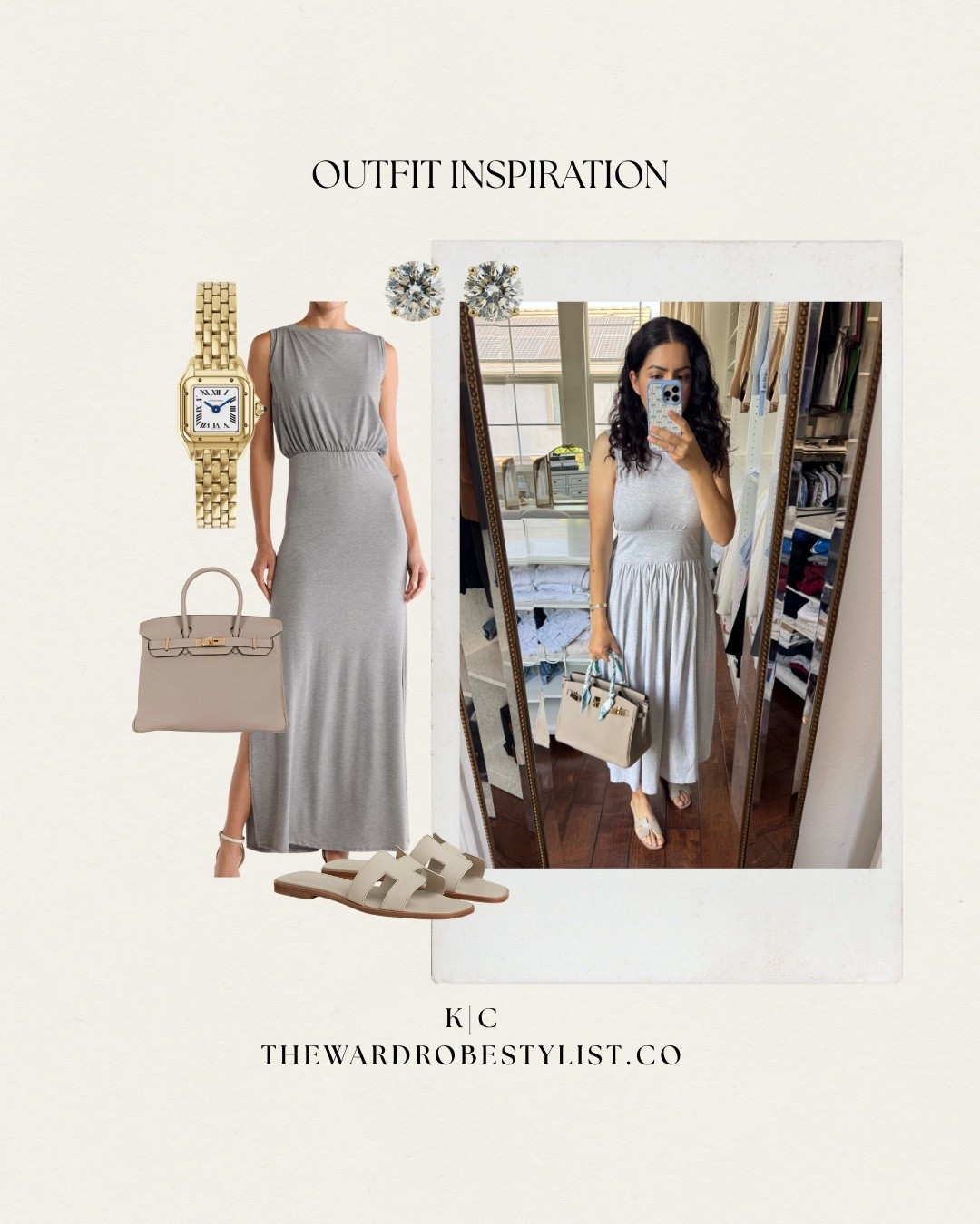 Outfit inspiration. Gray dress. Summer outfit. Spring outfit. Outfit of the day.

#LTKootd #LTKOver40 #LTKdayinmylife