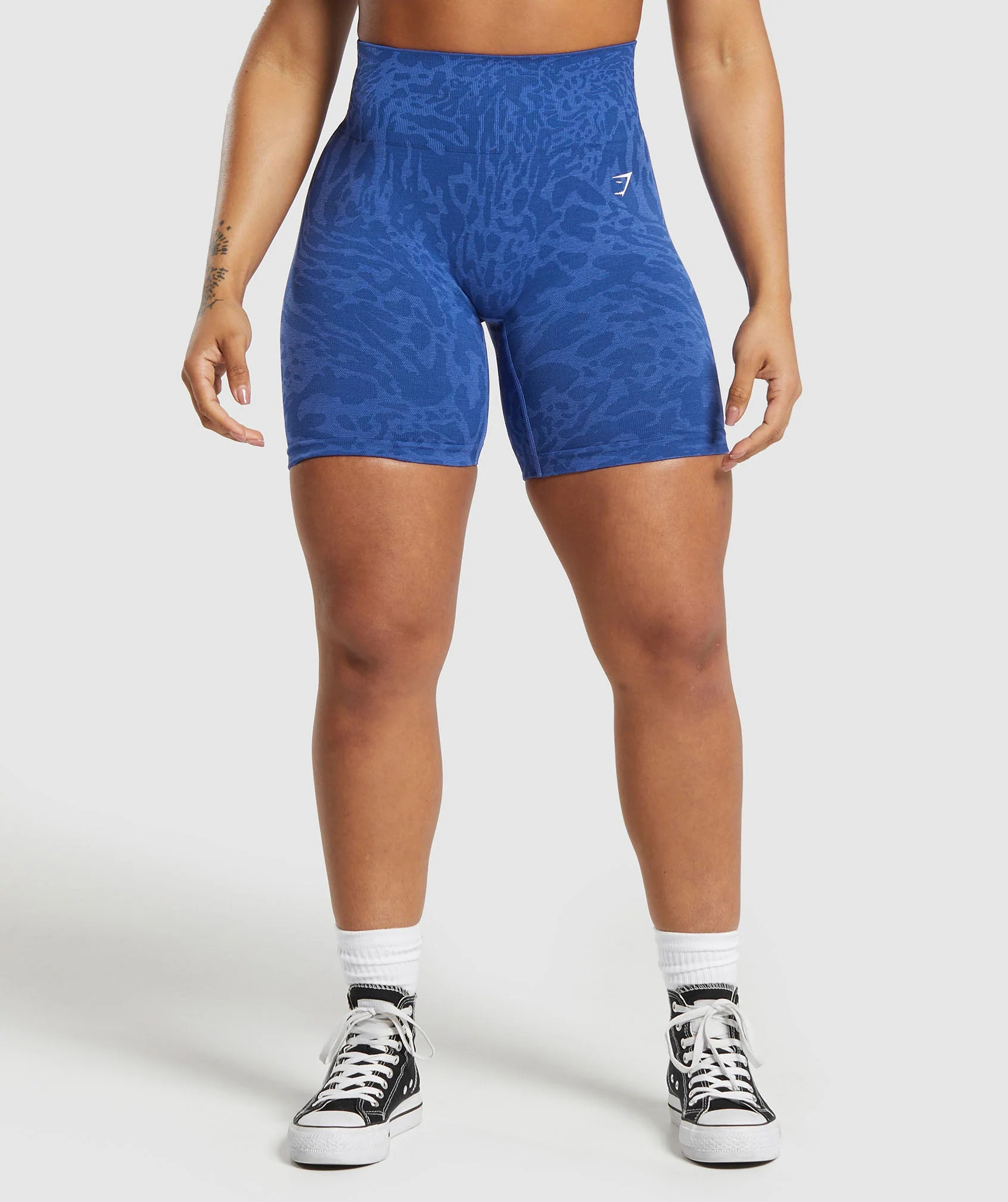 Gymshark Adapt Safari Tight Shorts - Wave Blue/Iris Blue | Gymshark US