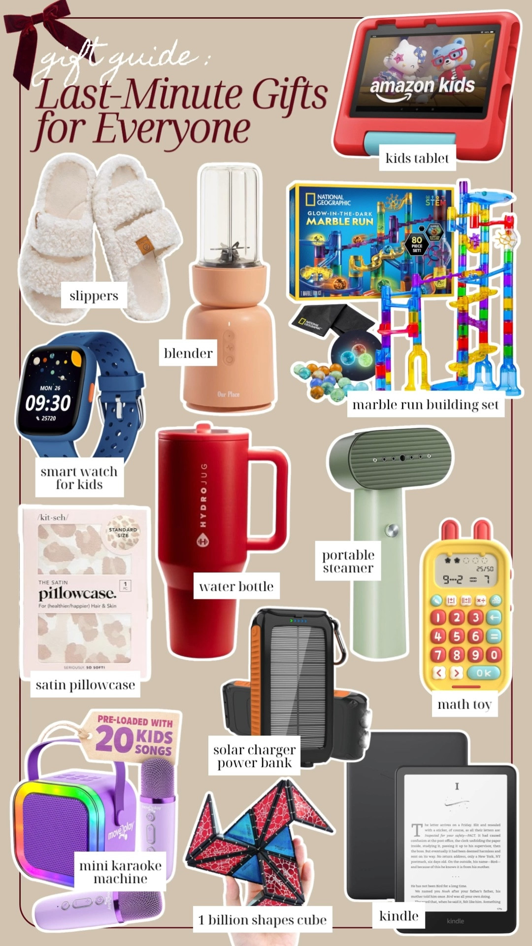 Last-minute gifts for everyone

#LTKHoliday #LTKGiftGuide #LTKKids