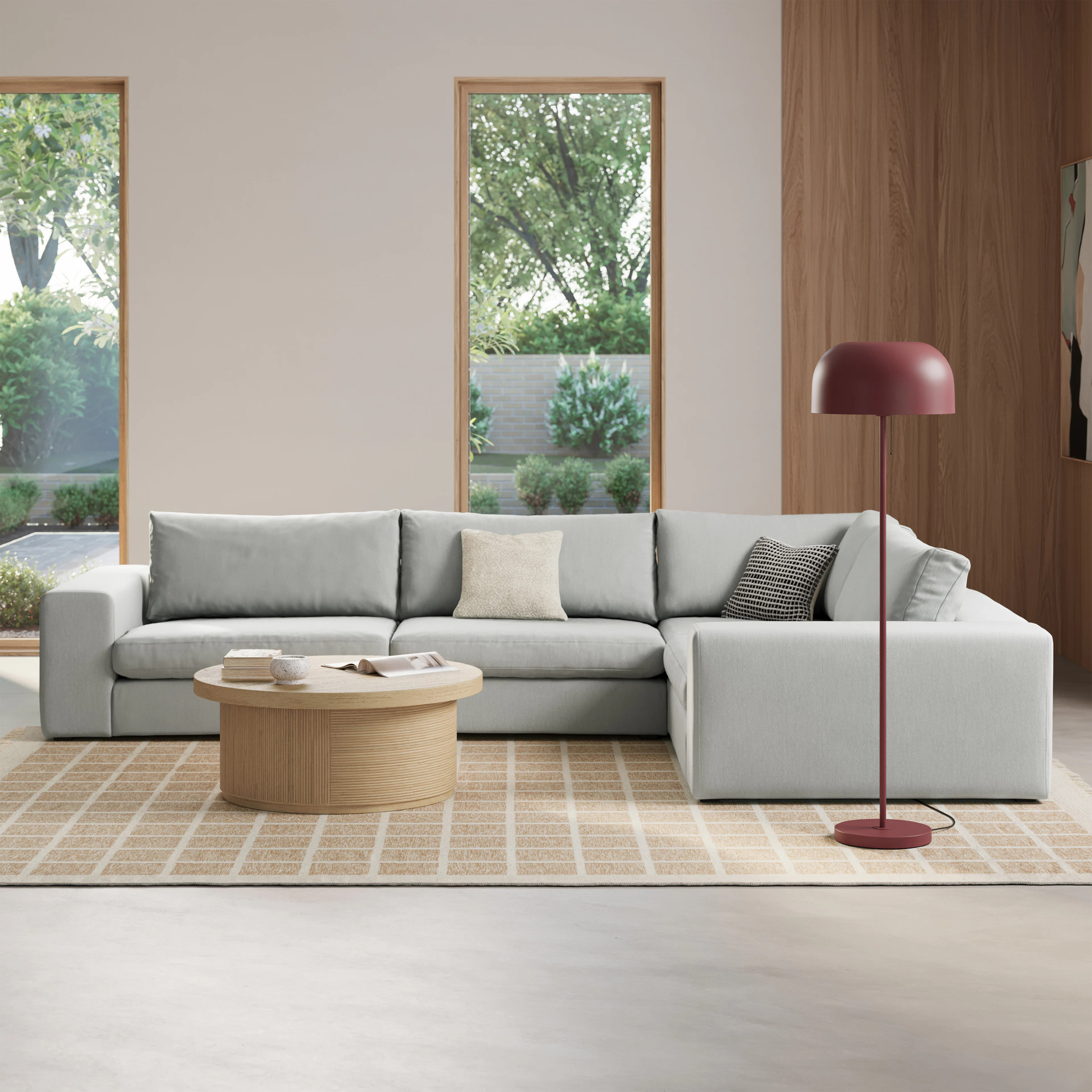 Oslo Floor Lamp - Oxblood | Article