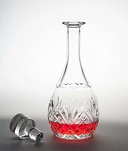 Bezrat Wine Decanter - 100% Hand Blown Lead-free Crystal Glass, Red Wine Carafe, Wine Gift, Wine ... | Amazon (US)