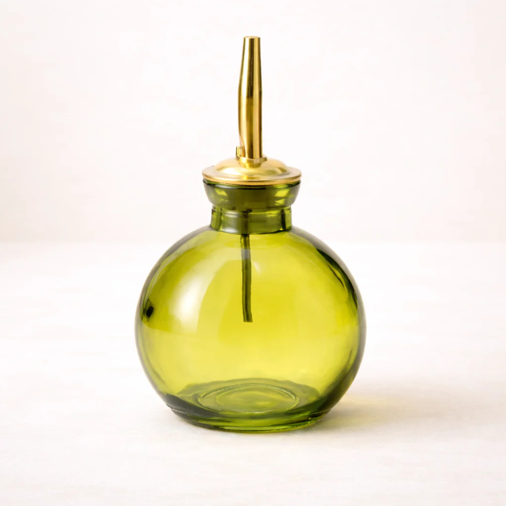Olive Glass Bitters Bottle | By Luxe B Co. | luxe bCO