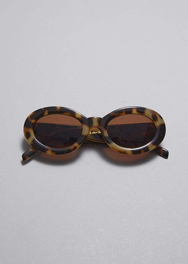 Oval Frame Sunglasses - Tortoise - & Other Stories GB | & Other Stories (EU + UK)