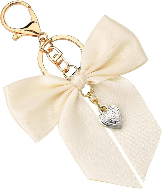 Bow Charm Keychain for Women Girls Bow Knot Keychain Charm for Car Keys Bag Charms for Handbags B... | Amazon (US)