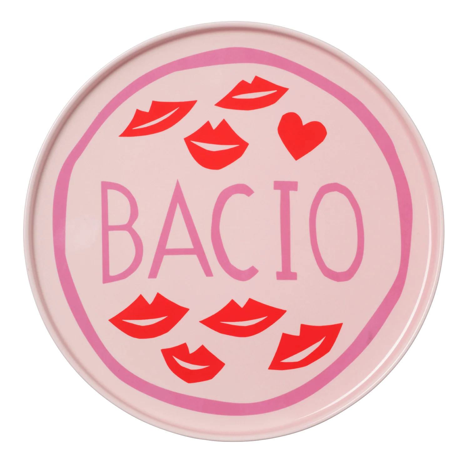 Pink Bacio Plate | In the Roundhouse