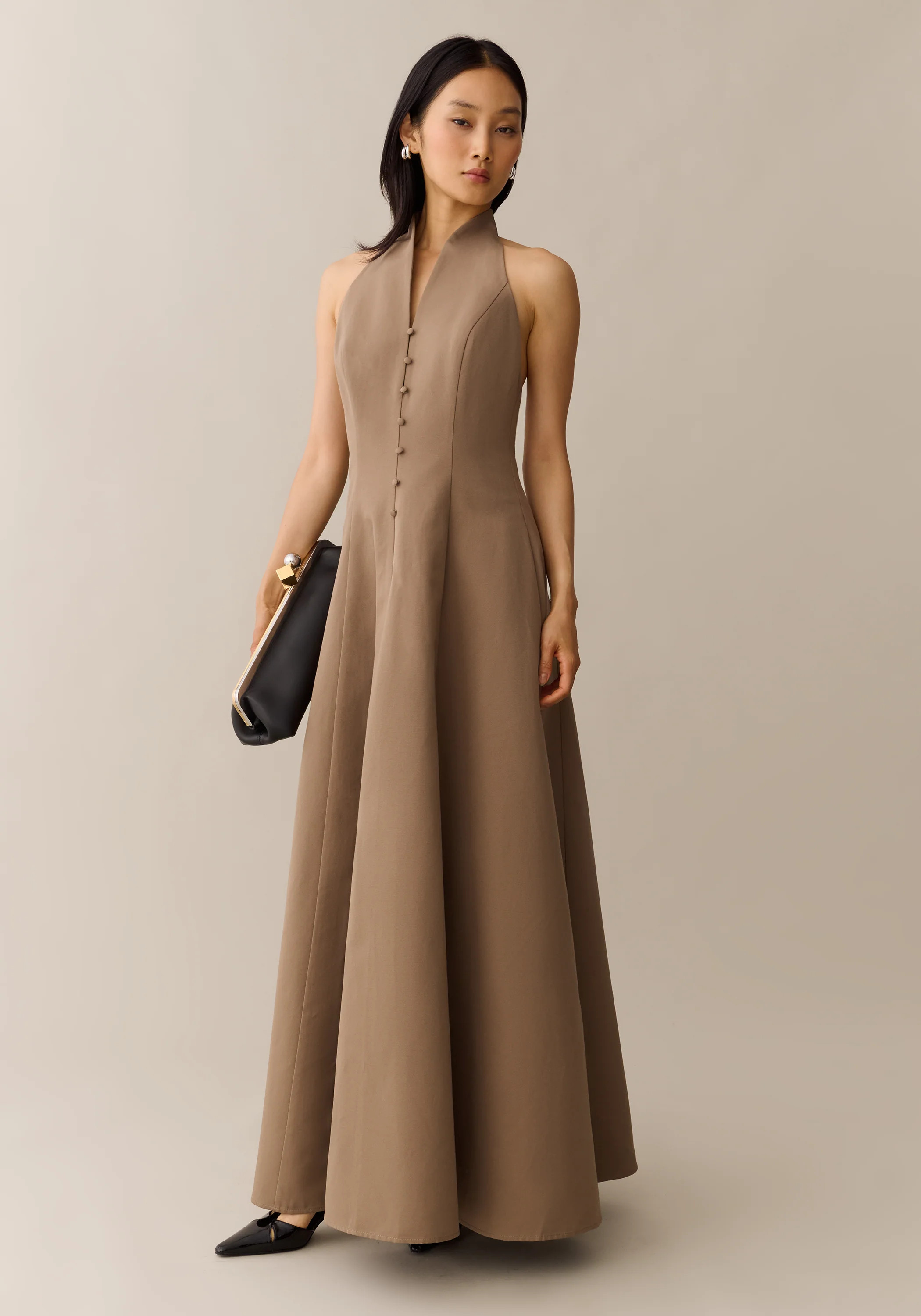 Jora Dress - TAUPE / 8 | Few Moda