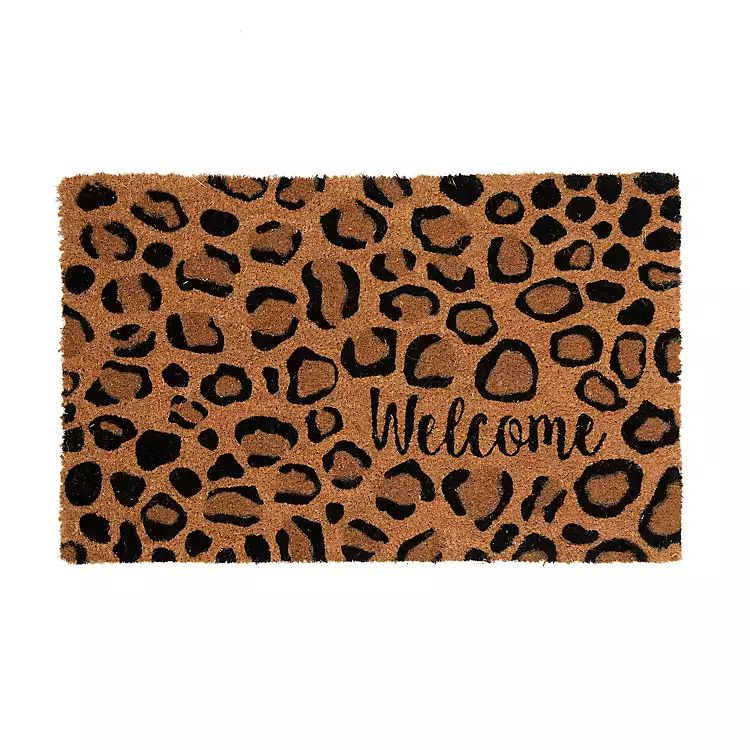 Leopard Welcome Doormat | Kirkland's Home