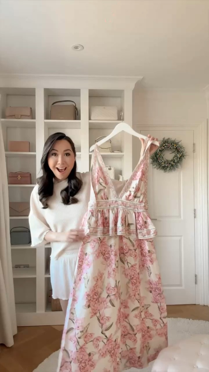 The dreamiest Zimmermann inspired dress… for under $100! Wearing a size small ❤️