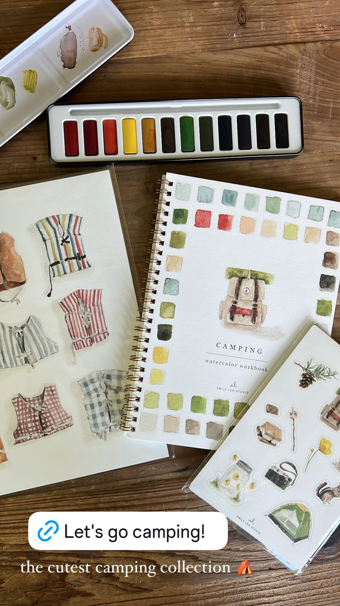 camping water color book. art for kids rooms. summer arts and crafts.

#LTKFindsUnder50 #LTKKids #LTKFamily