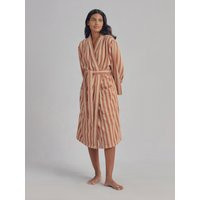 Sand Shell Pembroke Stripe Cotton Robe | Small/Medium | Piglet in Bed US | Piglet