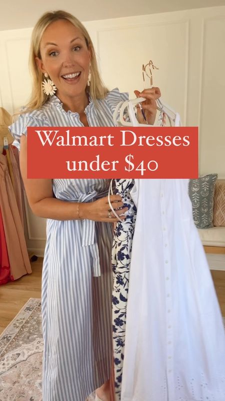 Walmart dress haul! These dresses are all great quality and perfect for Mother’s Day, graduation, or even Memorial Day weekend. I’m wearing a medium 

#LTKfindsunder50 #LTKmidsize #LTKstyletip
