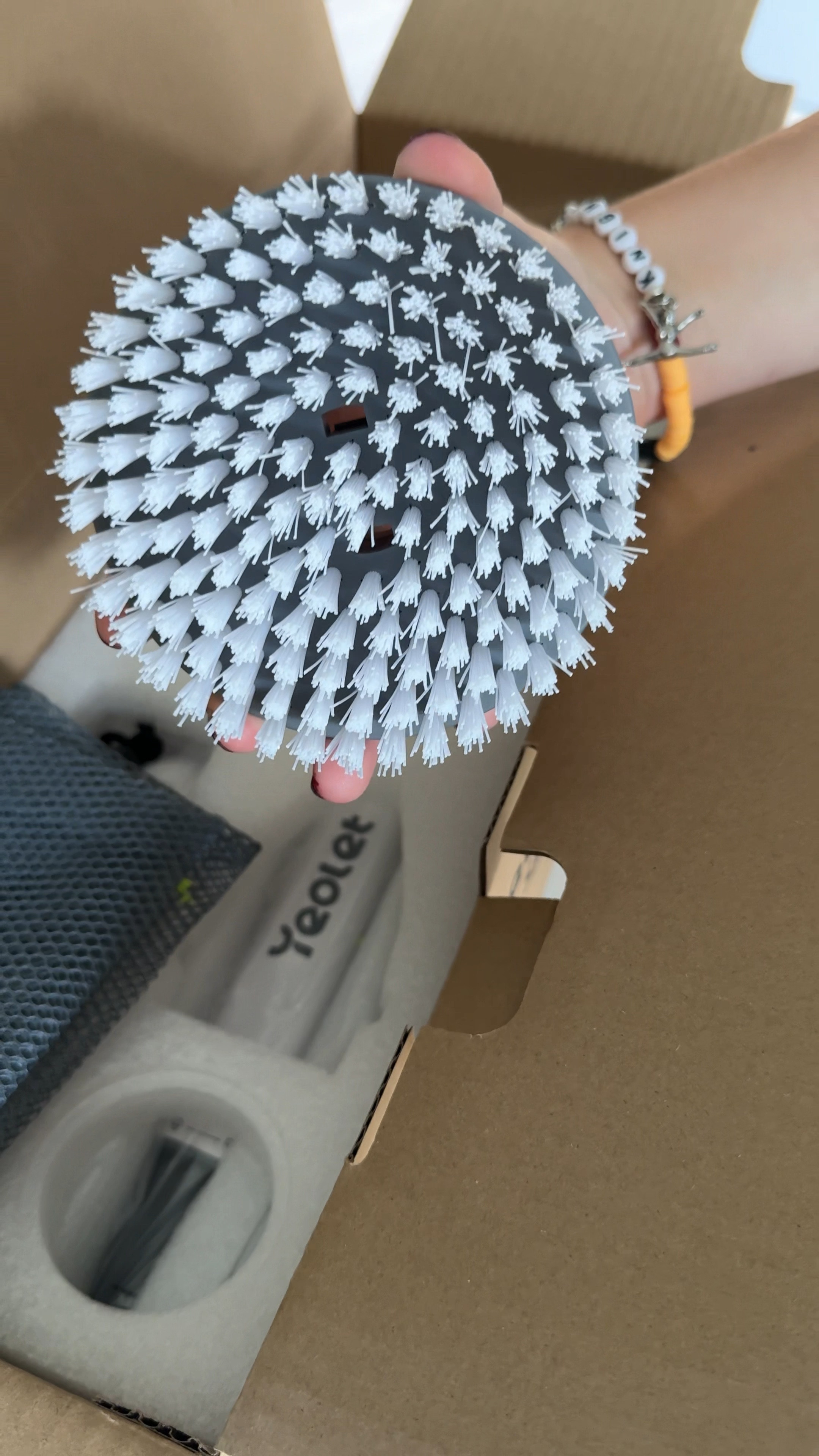 This powerful Electric Spin Scrubber, has transformed my cleaning routine. The high torque motor effortlessly tackles dirt on various surfaces. Adjustable angles make it easy to reach every nook and cranny, especially in tight spaces.

I love the adjustable and detachable long handle allowing me to reach high or low areas without strain. The cordless design and waterproof rating are a huge plus.

The scrubbers are durable and the unit itself has an excellent battery life and easy setup. Mine hangs in storage closet taking barely any space. It handles bathroom tiles, glass shower doors, kitchen floors, and my car’s exterior with ease, delivering a sparkling clean finish every time.



#LTKFamily #LTKFindsUnder50 #LTKHome