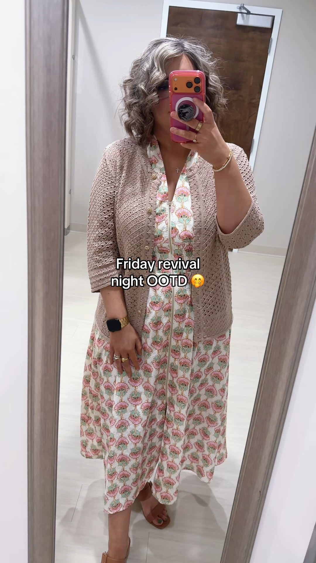 Revival weekend means more OOTDs than usual 🤭 found this dress at @white.lotus.consignment yesterday and wore it last night 😍 SPRING IS HERE! Don’t sleep on thrift stores or consignment shops! I always find the BEST things at our local consignment shop! #springishere #churchootd #ootd #churchfit #springfashion 

#LTKSeasonal #LTKootd #LTKMidsize