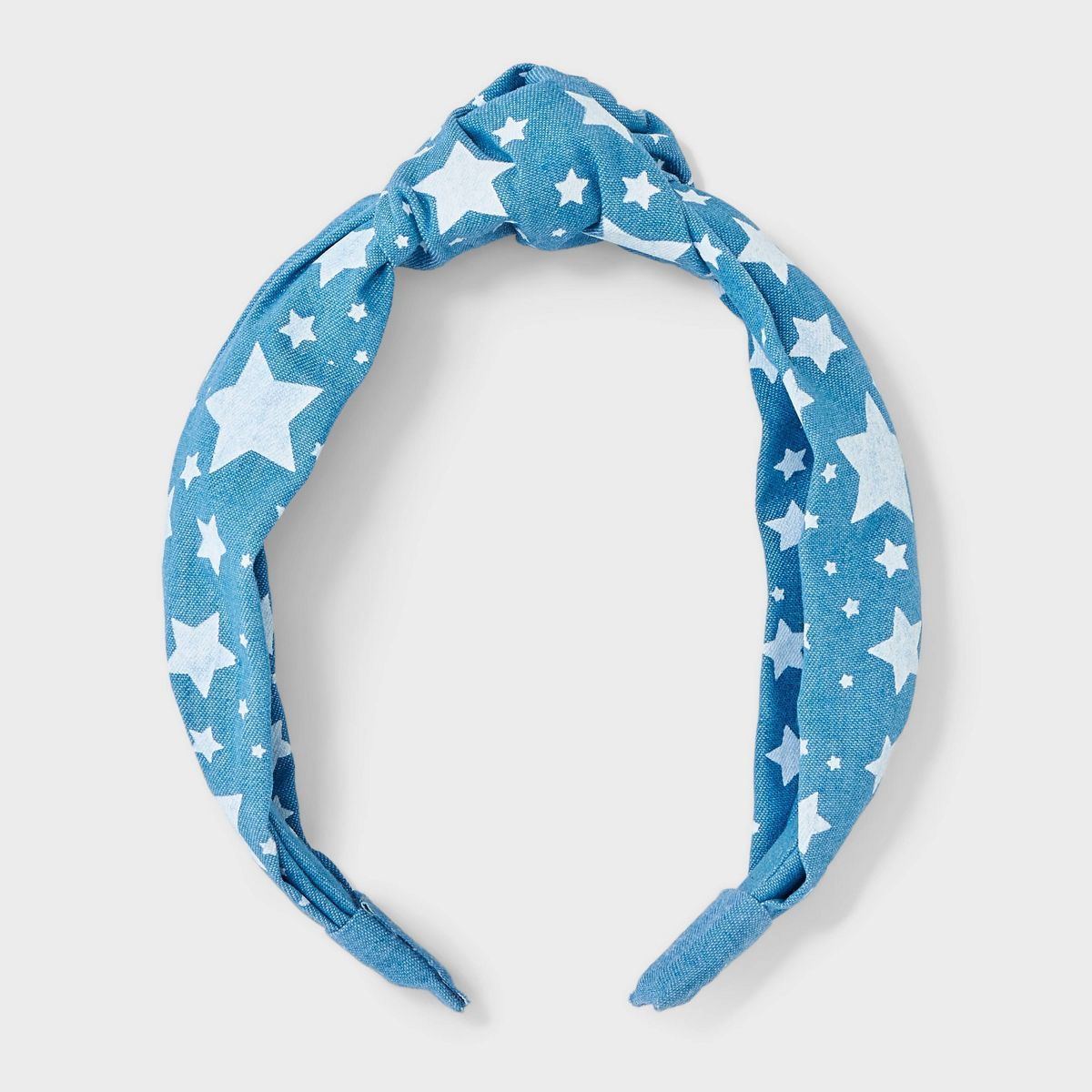 Americana Top Knot Headband - White/Blue | Target