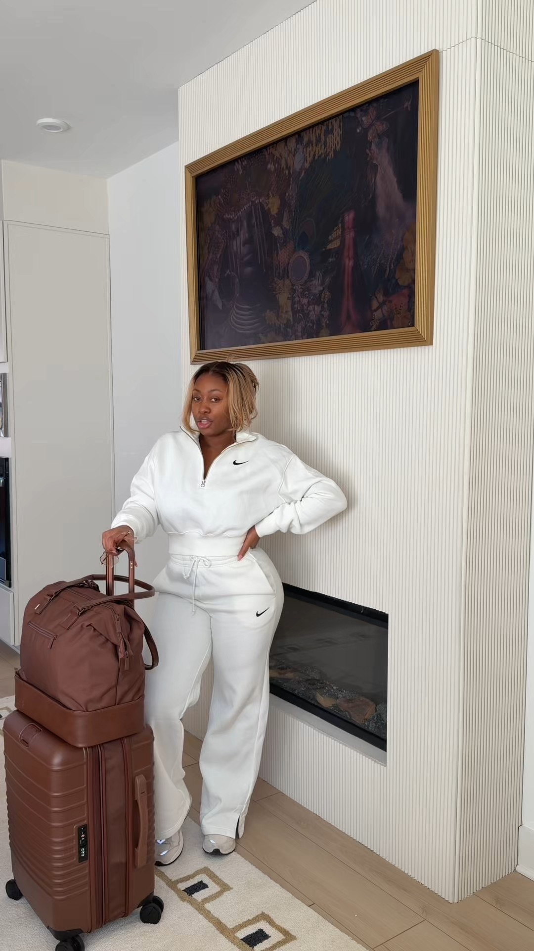 I love a good comfortable stylish tracksuit set and this one from Nike is so good. I’m wearing a small in the top and bottom.

#airportoutfit #elevatedcasual #casualoutfit 

#LTKootd #LTKgrwm #LTKPetite