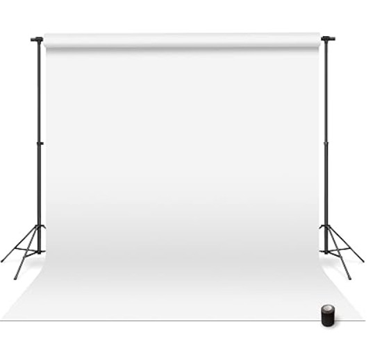Seamless Paper Backdrop for Photoshoot with Free Gaffer Tape – Bright White Photography Paper Roll Background with Matte Finish for Studio, Video & Content Creation – (86 in x 36 ft) 

 

#LTKHome