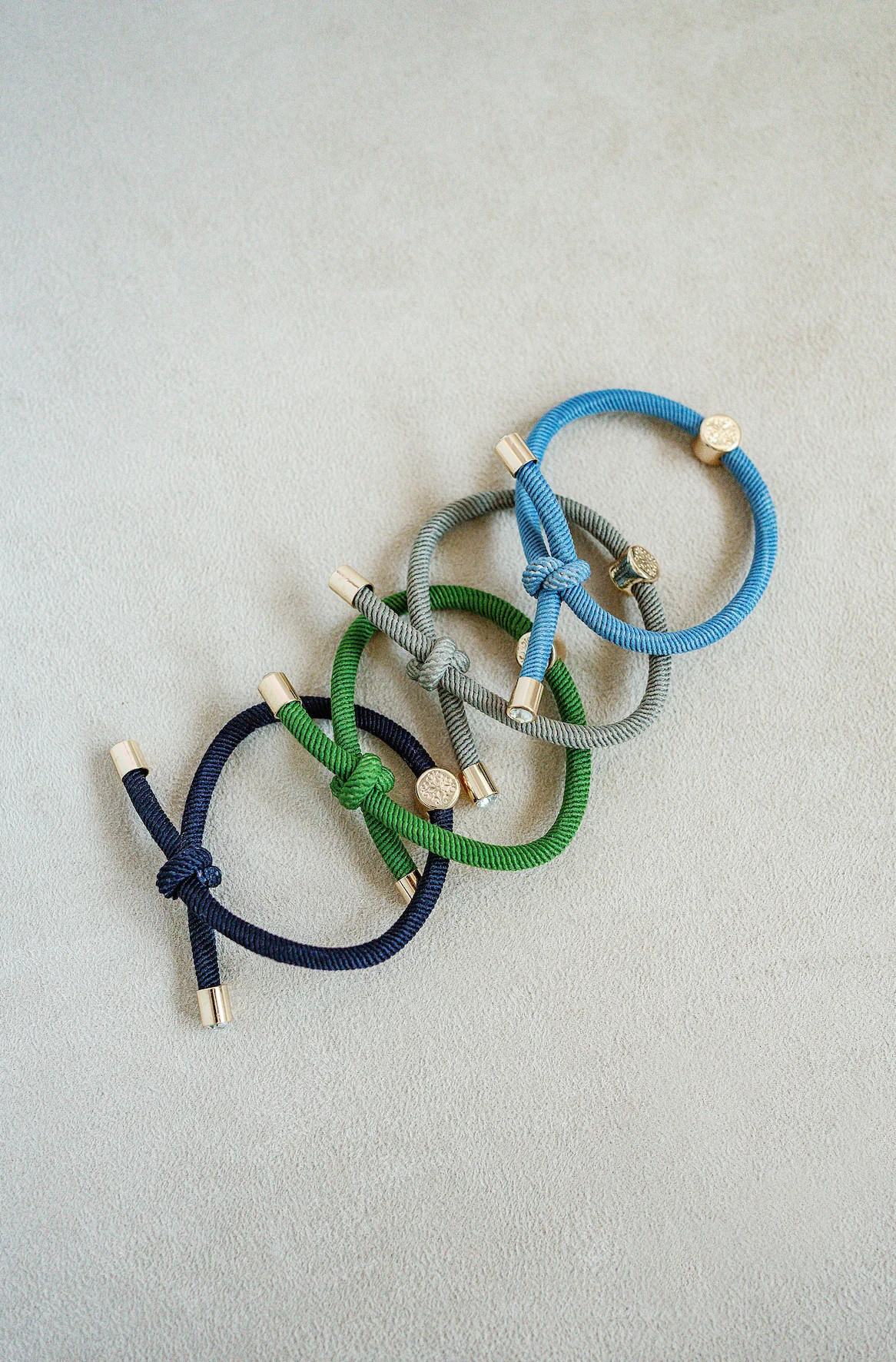 Original Smith & Co. Hair Tie Set - Tailored Blue | Smith and Co. Jewel Design