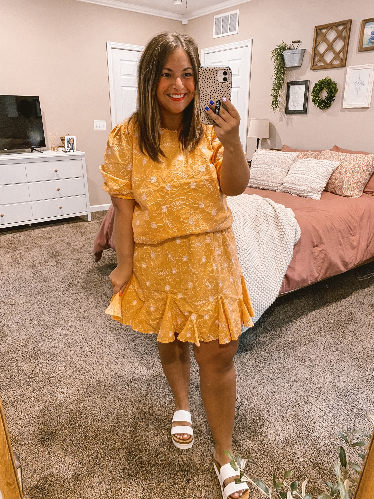 sandals: fit true to size // wearing a 5
skirt: fits true to size // wearing a large
blouse: fits small // wearing a large

#LTKMidsize #LTKFindsUnder100 #LTKStyleTip