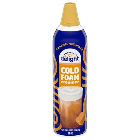 International Delight Caramel Macchiato Cold Foam Coffee Creamer, 14 oz Can | Walmart (US)