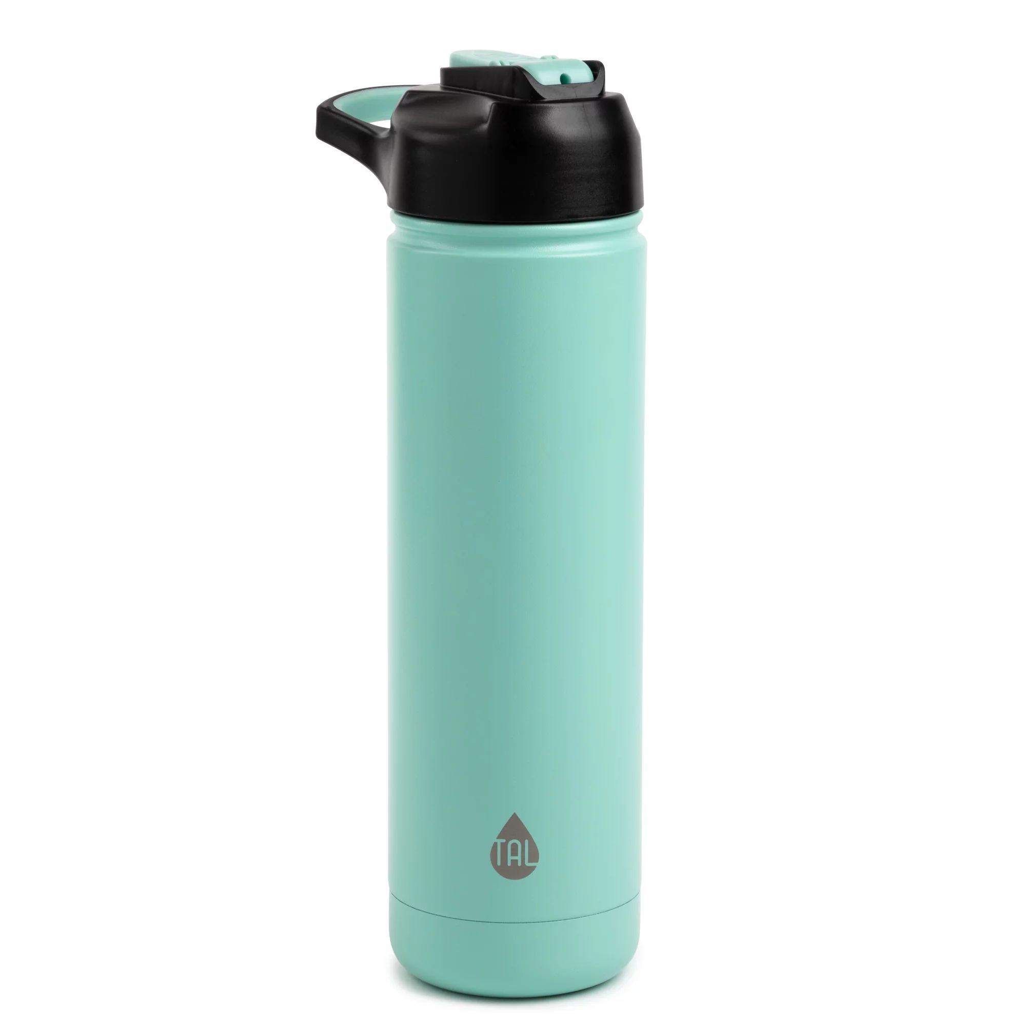 TAL Ranger 26 oz Mint Green and Black Solid Print Stainless Steel Water Bottle with Wide Mouth Li... | Walmart (US)