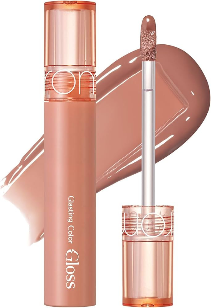 rom&nd Glasting Color Gloss (02 NUTTY VAGUE) | Kbeauty, Plumping, Glossy, Moisturizng, Natural Co... | Amazon (US)
