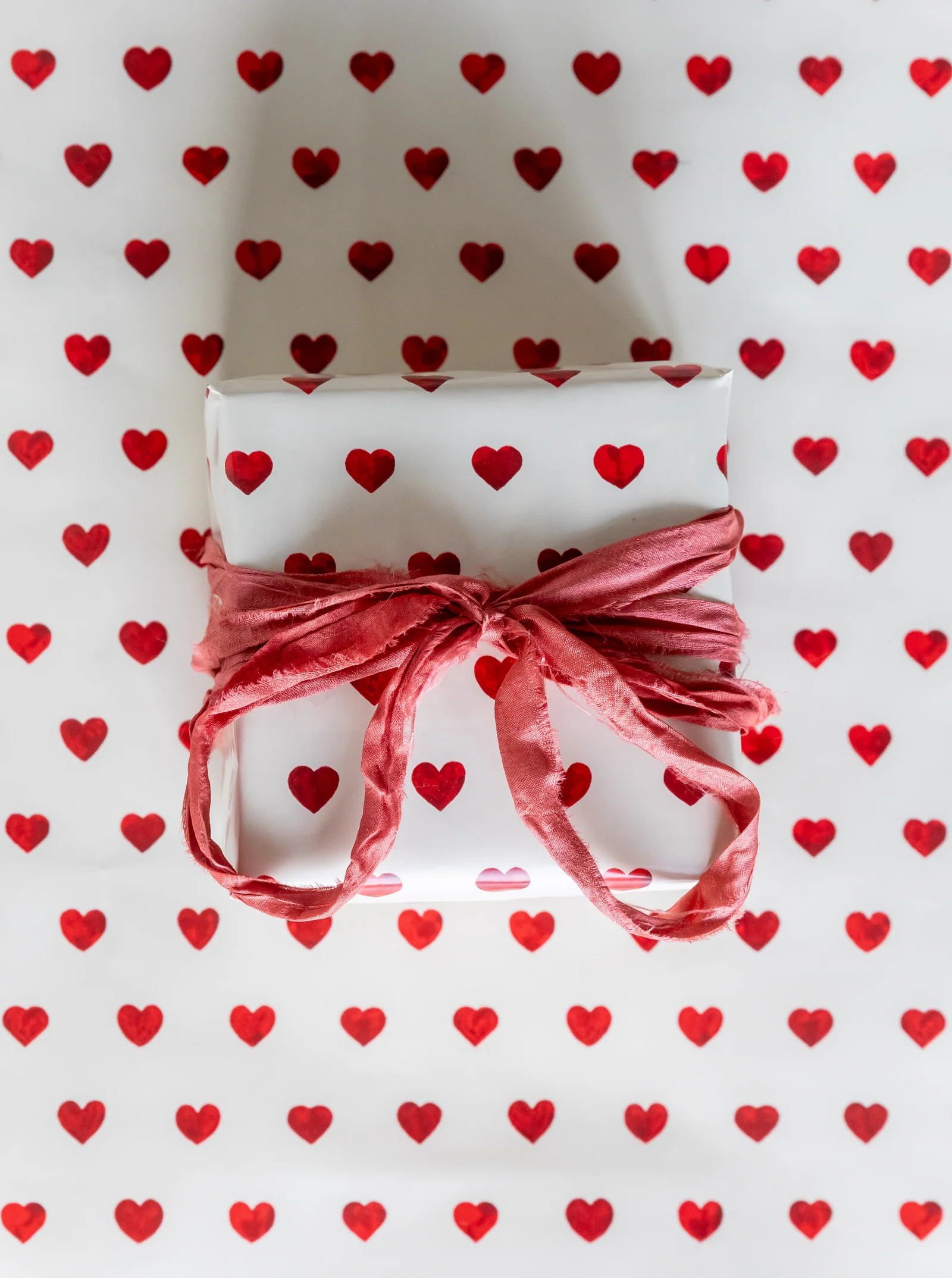 Red Hearts Wrapping Paper Roll | House of Jade Home