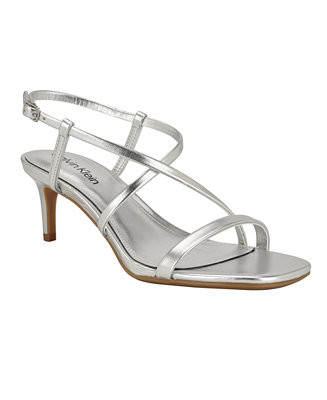 Women's Ishaya Strappy Low Stiletto Sandals | Macy's