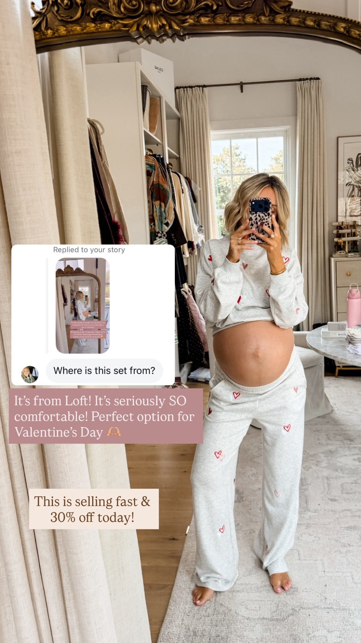 This matching set is perfect for Valentine’s Day or a galentines party! 

Loverly Grey, Loft, matching set, lounge set, loungewear, Valentine’s Day outfit idea, vday outfit ideas, galentines day outfit ideas 

#LTKootd #LTKSeasonal #LTKFindsUnder100