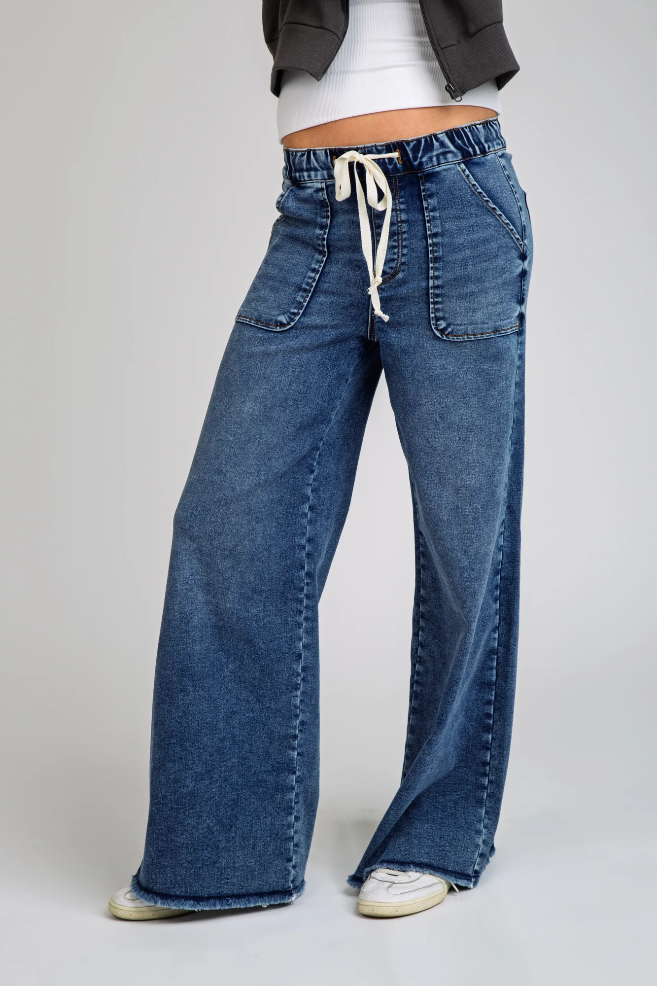 RELAXED WIDE LEG JEAN - VINTAGE INDIGO | ReWash