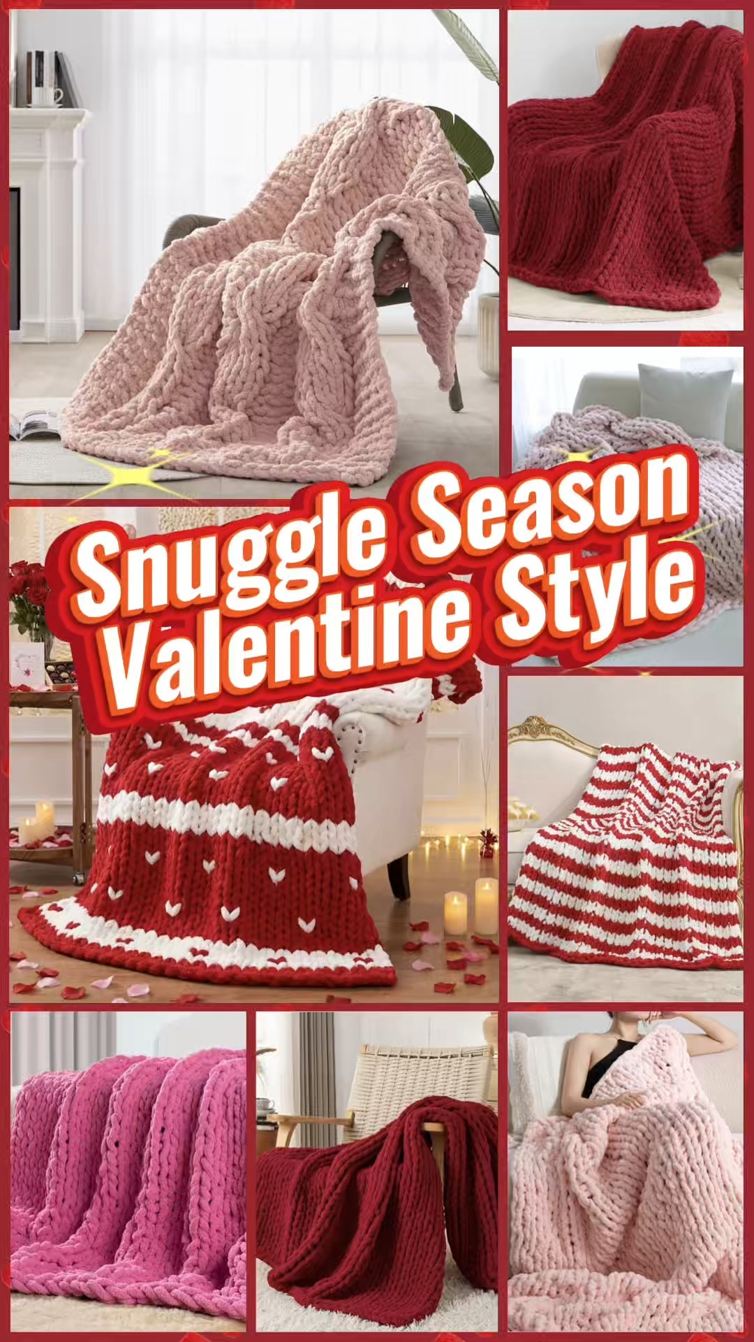 Rich colors, next-level softness, and the coziest quality you can feel the moment you wrap up. 

Perfect for cold nights, with Valentine-inspired colors that add a little extra love. ❤️

#CozyVibes
#ChunkyBlanket
#HomeDecor
#ValentineVibes
#SnuggleSeason

#LTKHome