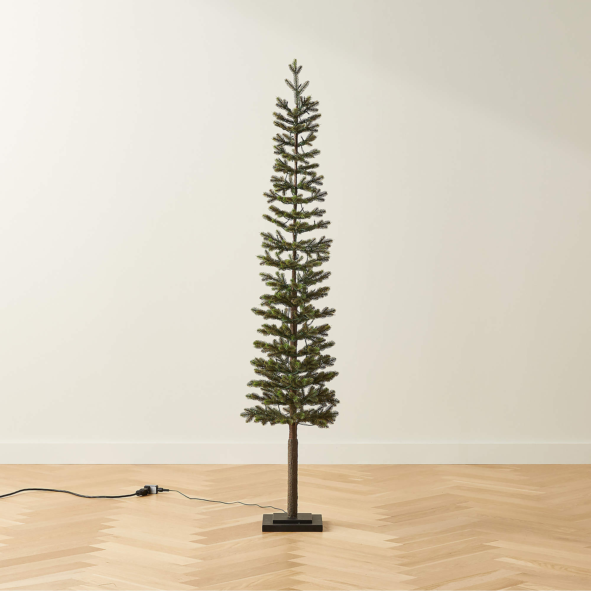 Faux Pencil Pine Christmas Tree 6' + Reviews | CB2 | CB2