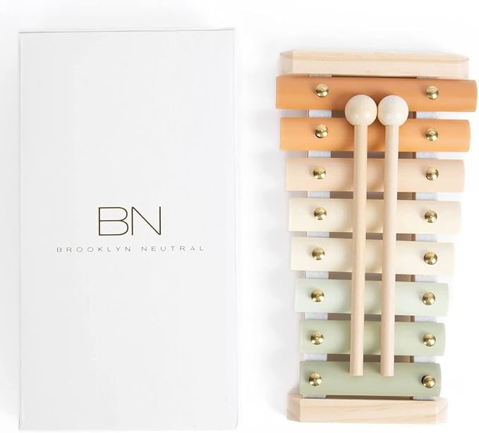 Xylophone - Neutral Colors Toddler Toys- Aesthetic Kids Musical Instrument - Montessori Toys -Mod... | Amazon (US)