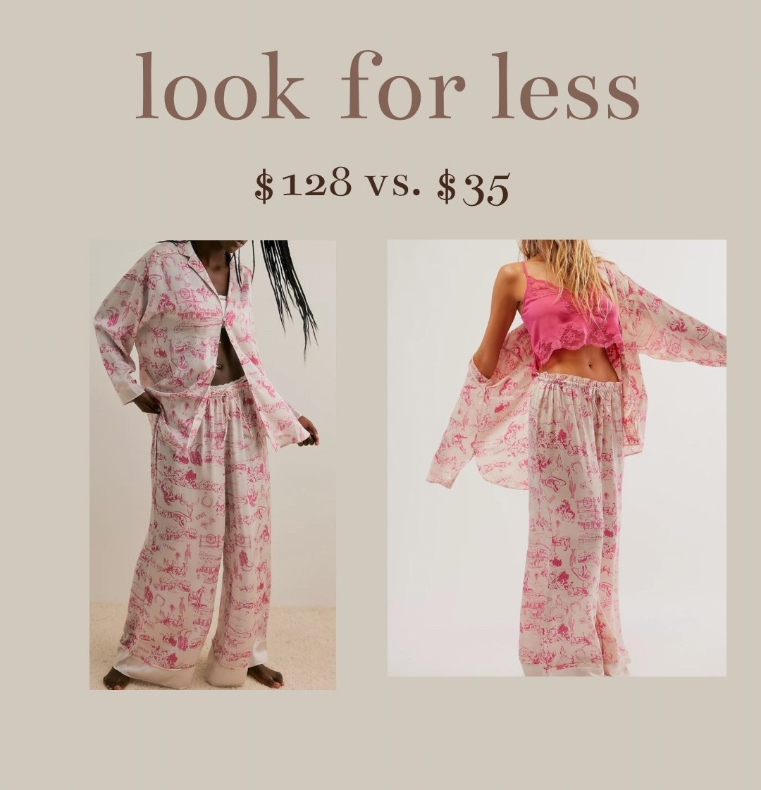 Look for less, PJ edition!☕️

#lookforless #freepeople #dupe #FPdupe #amazon #amazondupe #pajamasset #pajamas #matchingset #cozy #fall

#LTKFindsUnder50 #LTKHome #LTKFamily