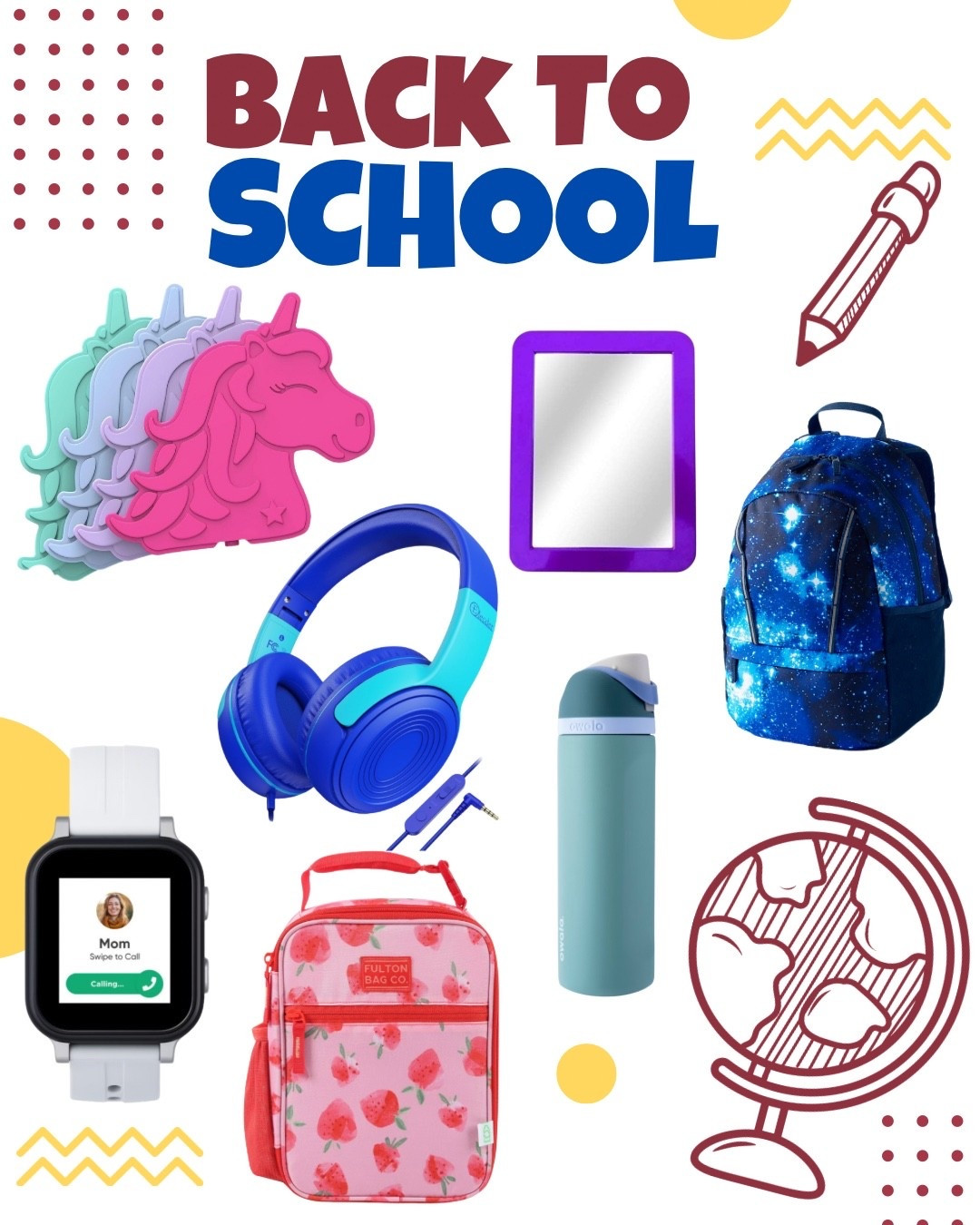 Our favorite back to school supplies;

The best backpacks that last YEARS!

A kids’ watch that communicates by text or voice only with who you decide is allowed. Also, can track where kids are! 

Locker mirror
Water bottle
Lunch bag
Headphones 
Slim ice packs



#LTKKids #LTKSaleAlert