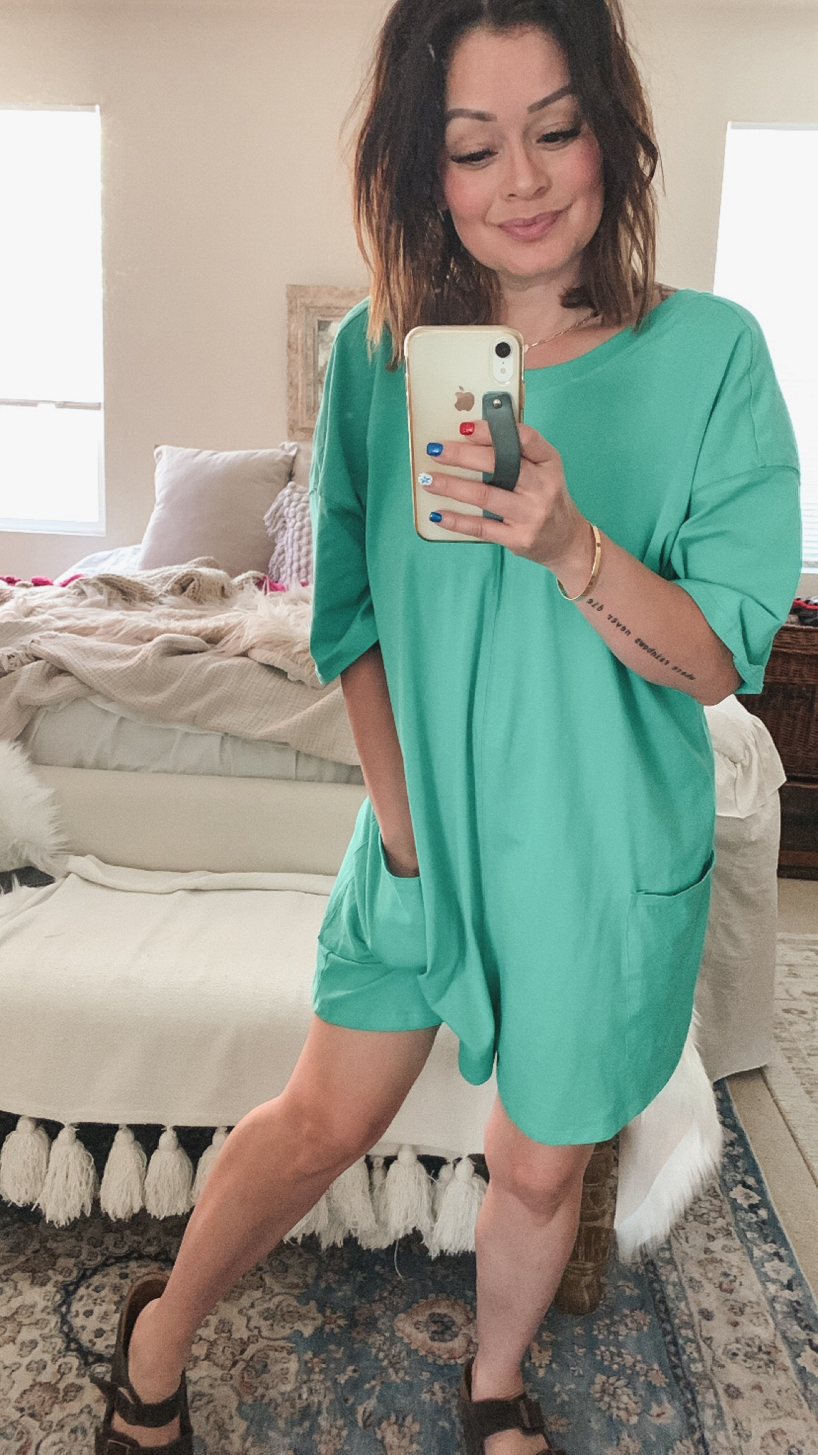 Wearing a size small

Summer style 
Romper 
Beach outfit 

#LTKTravel #LTKSwim #LTKBump