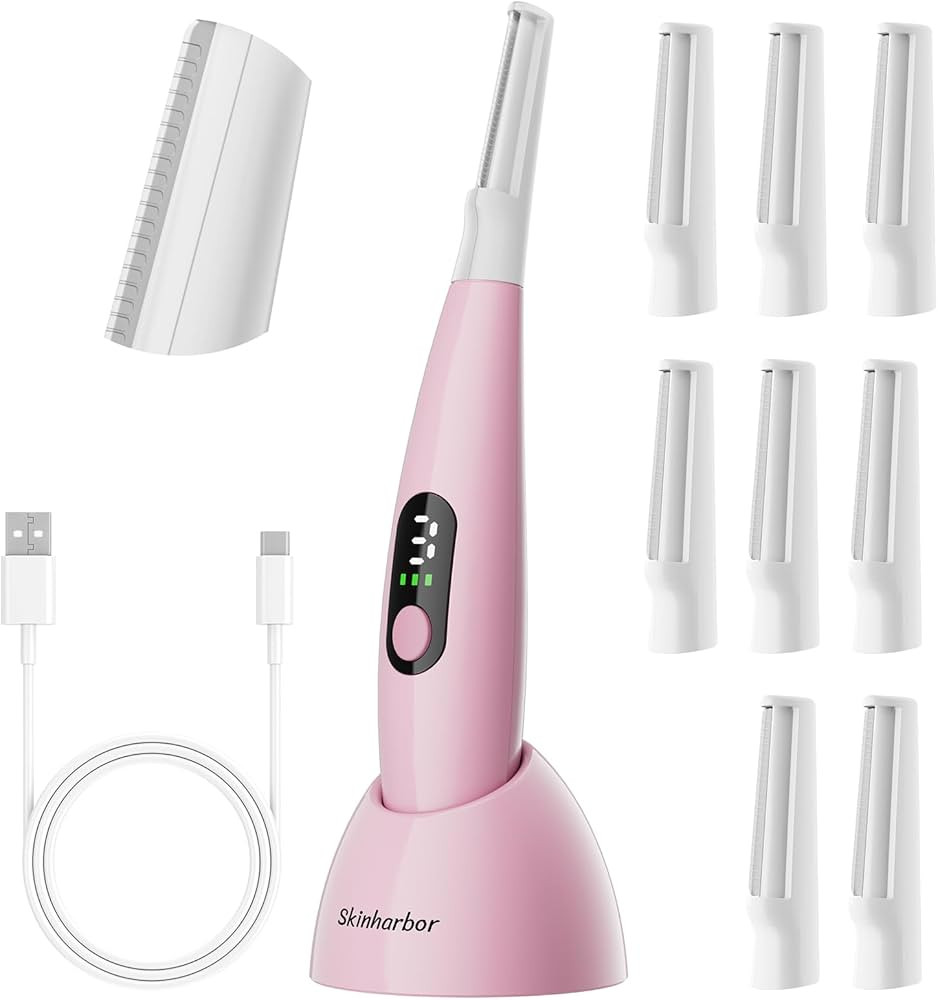 Skinharbor Sonic Dermaplane Razor for Women Face,Women’S Facial Exfoliation & Peach Fuzz Hair R... | Amazon (US)