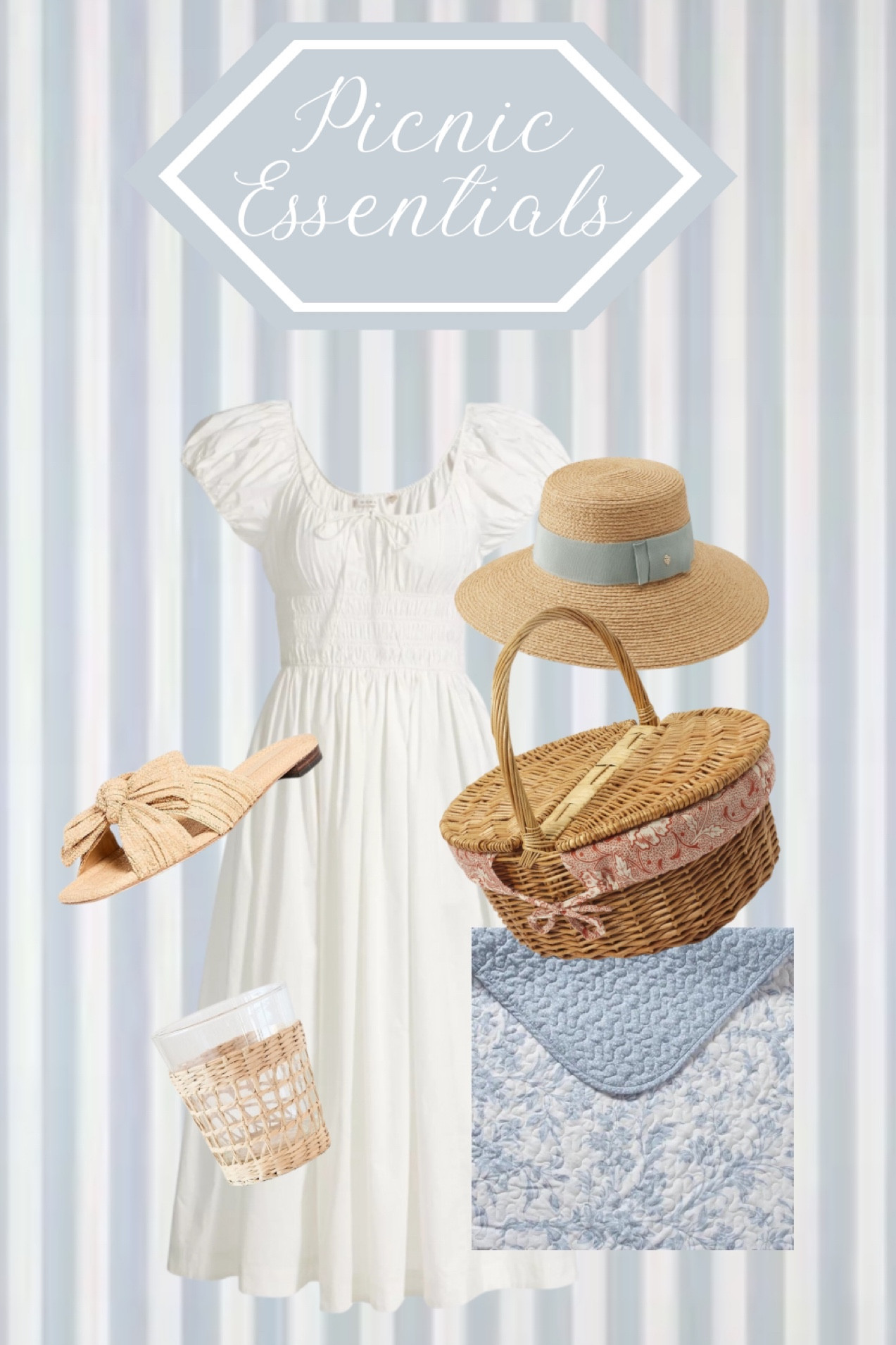 Summer outfit. Picnic essentials. White dress. Summer dress  
.
.
.
…. 

#LTKStyleTip #LTKHome #LTKSeasonal