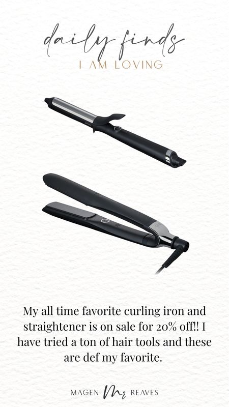 My favorite curling iron and hair straightener are on sale for 20% off today!!!

#LTKstyletip #LTKsalealert #LTKbeauty