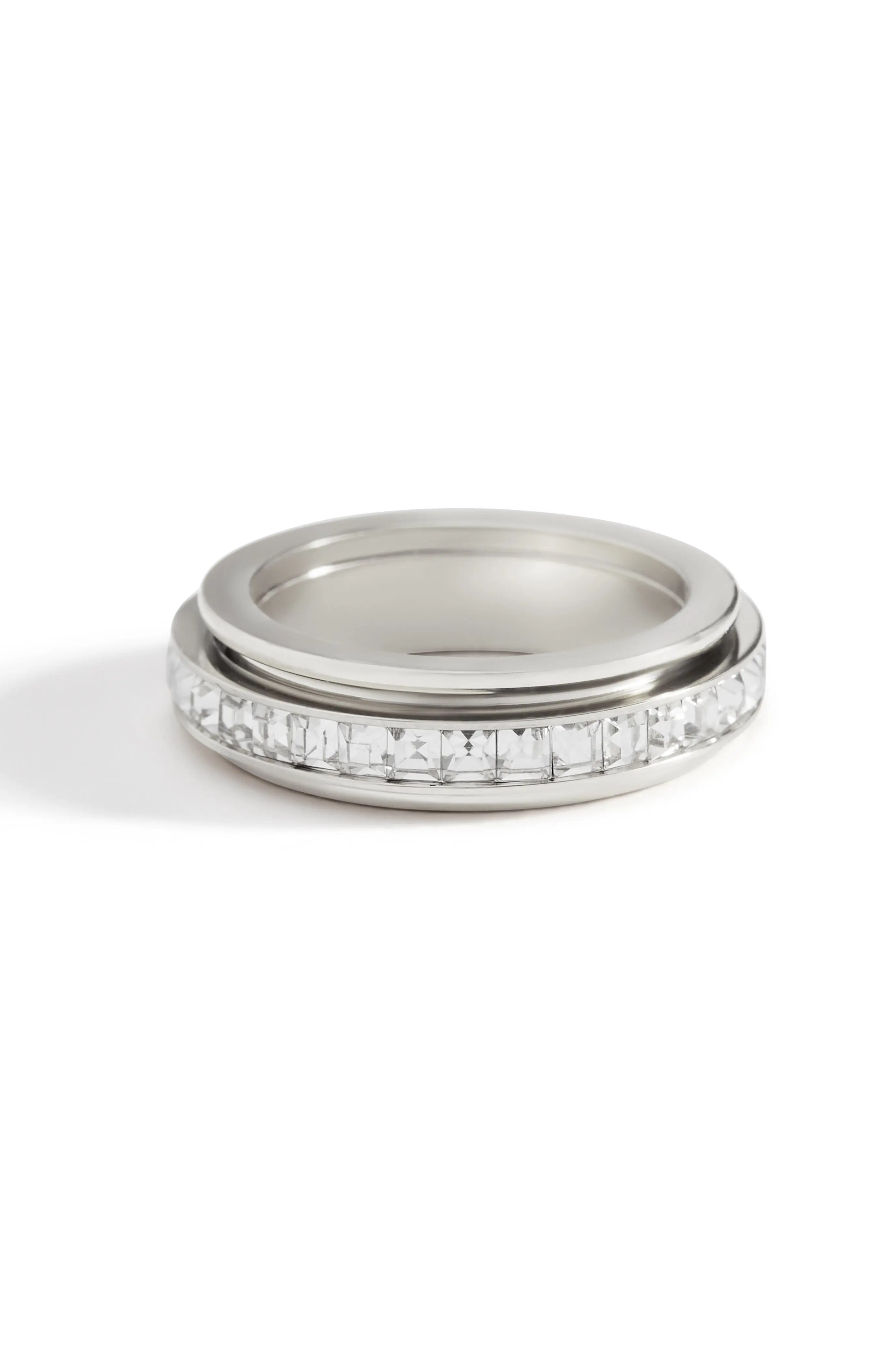 Mint & Lily Crystal Statement Spinning Fidget Ring (Women) | Nordstrom | Nordstrom