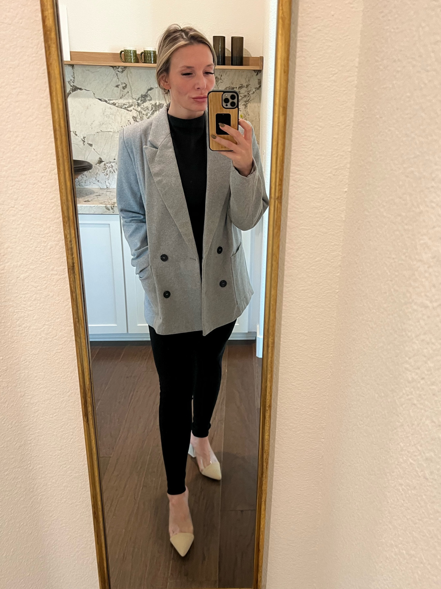 An Oversized Blazer is one of my favorite ways to style a business casual event! So comfortable and chic 🖤🤍 #blazer #businesscasual #workwear #corporatechic 

#LTKworkwear #LTKstyletip #LTKunder100