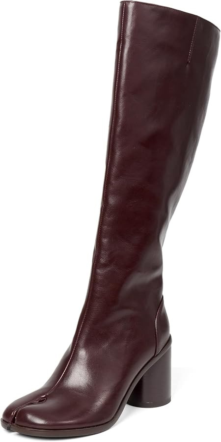 Tabi Boots for Women Knee High Shoes Tall Long Chunky Heels | Amazon (US)